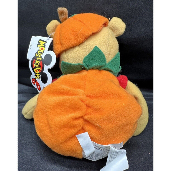 VINTAGE Disney Pumpkin Pooh - Bean Bag / Beanie - New! MWMT! - Picture 4 of 6